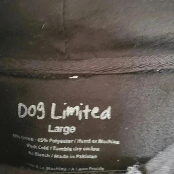 DOGS LIMITED Rappers with puppies hoodie. Men's size large - Picture 4 of 6